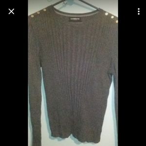 Gray stretch type fabric shirt